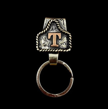 🤠Vintage Letter Keychain