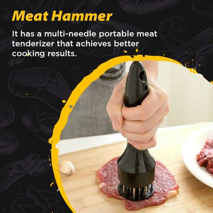 ❄️🥩Stainless Steel Meat Tenderizer Needle 21 Pin Steak BBQ Kitchen Cooking Tool