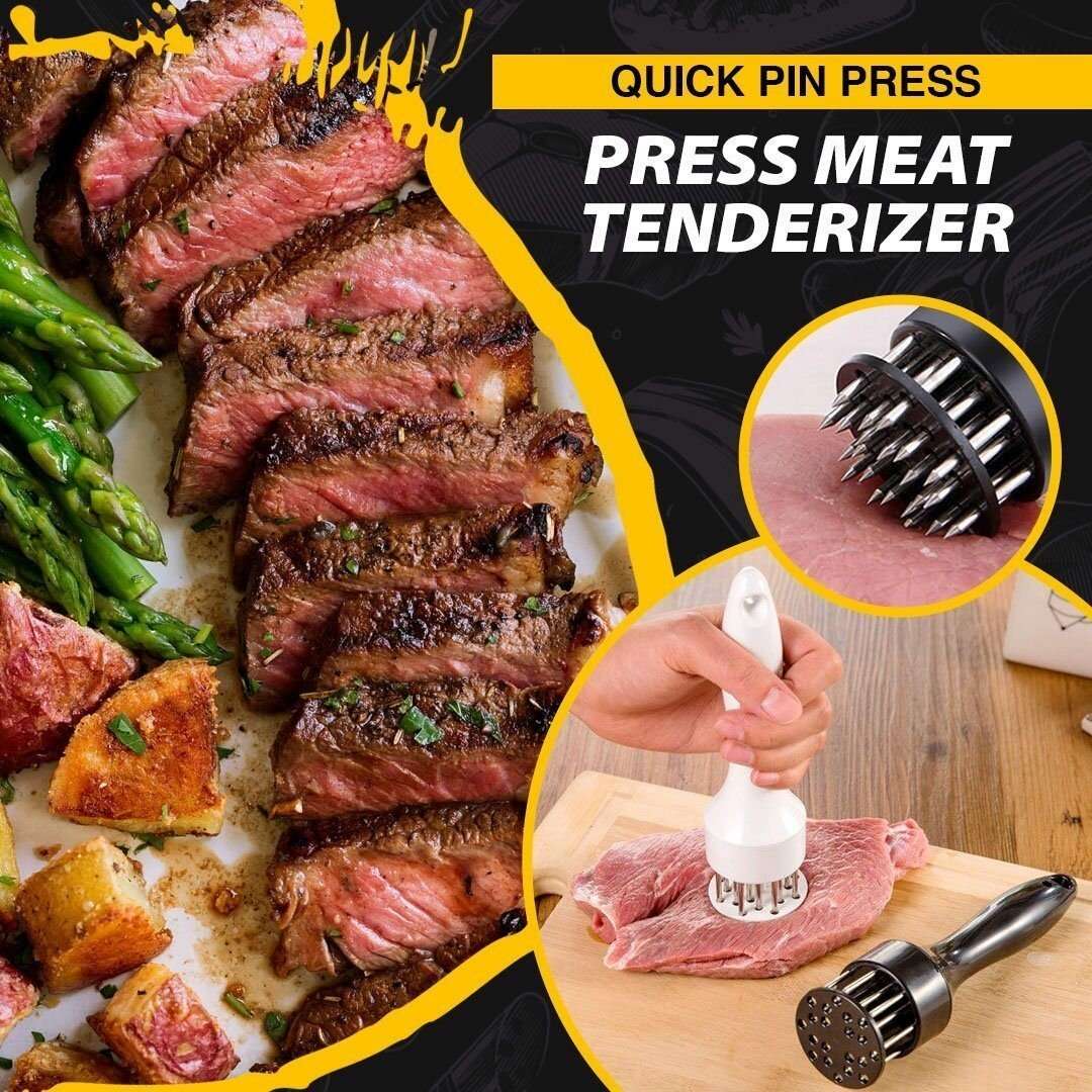 ❄️🥩Stainless Steel Meat Tenderizer Needle 21 Pin Steak BBQ Kitchen Cooking Tool