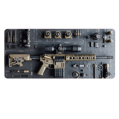 ⭐️ Cool Large gaming mouse pad, stylish desk protector, non-slip rubber, multiple sizes,