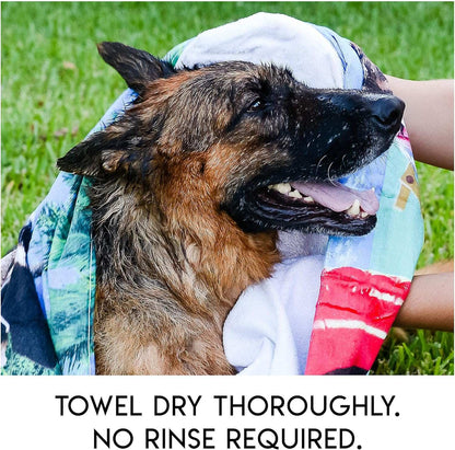 🔥Rinse-Free Dog Shampoo Mitts – Hypoallergenic Pet Bath Wipes, 6 Packs