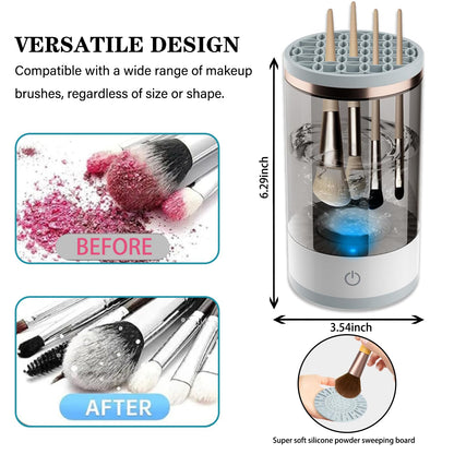 Discount (Today Only)Automatic Makeup Brush Cleaner Machine