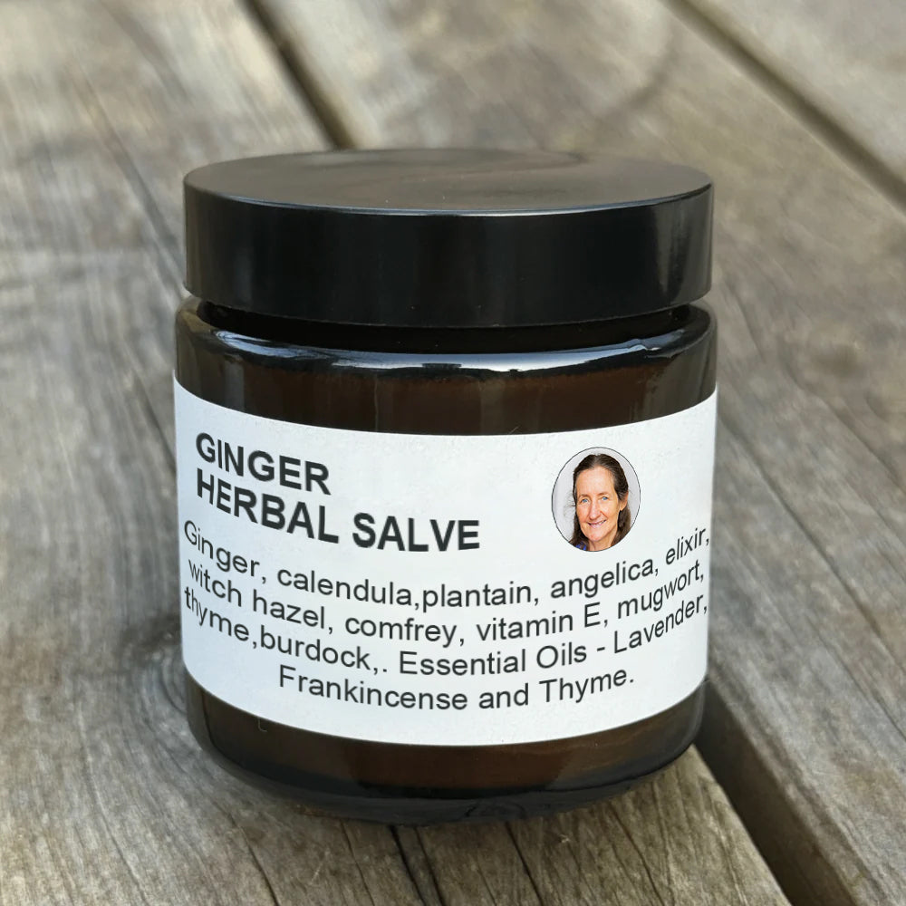 ORGANIC PURE NATURAL GINGER HERBAL SALVE   4OZ