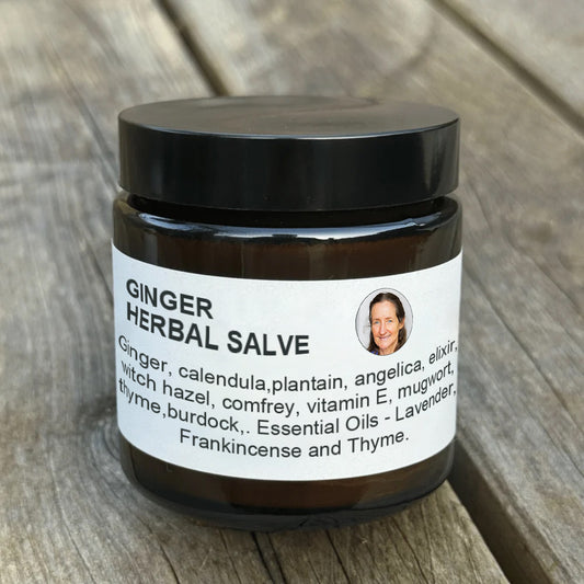 ORGANIC PURE NATURAL GINGER HERBAL SALVE   4OZ