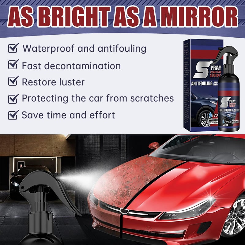 🏆Flash Sale⚡ 5K+ SOLD! 🚗 Multifunctional Car Restore Spray