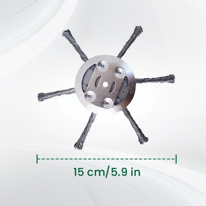 6 inch Steel Wire Brush Cutter Trimmer Head