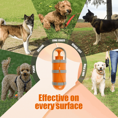 Dog Pooper Scooper Portable Pet Waste Picker with Garbage Bag Handheld Claw Poop Scooper