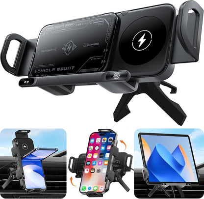 🎁Flash Sale💥2025 Smart 360° Wireless Charger Phone Holder
