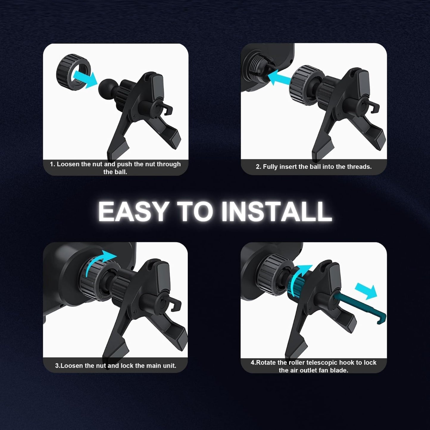 🎁Flash Sale💥2025 Smart 360° Wireless Charger Phone Holder