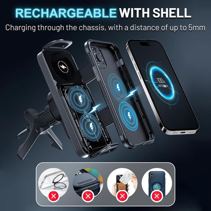 🎁Flash Sale💥2025 Smart 360° Wireless Charger Phone Holder
