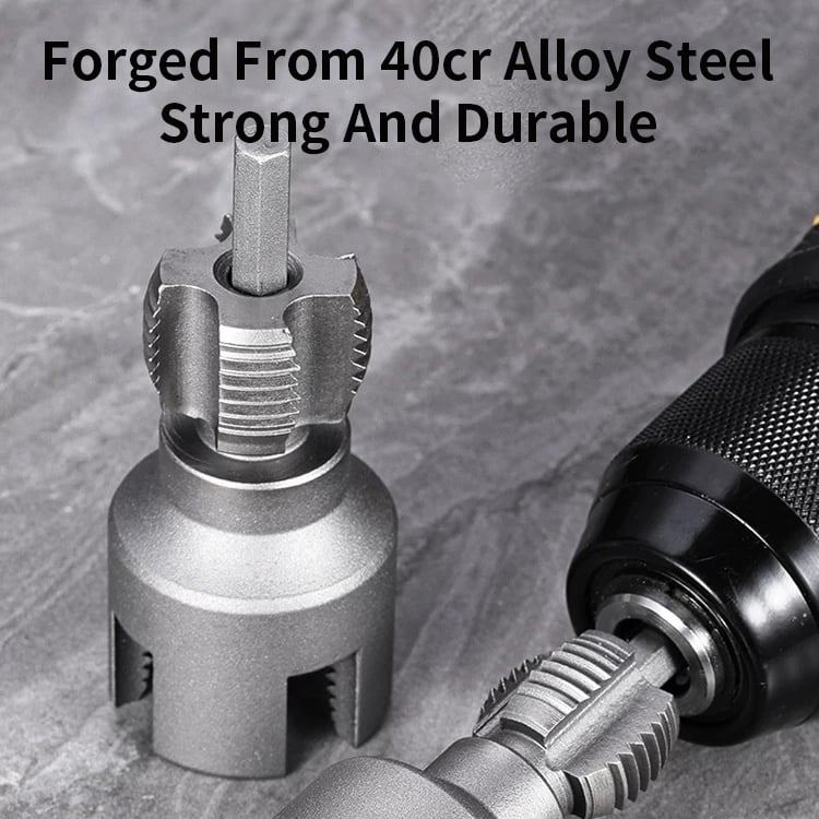 Integrated Internal & External Pipe Threading Tool