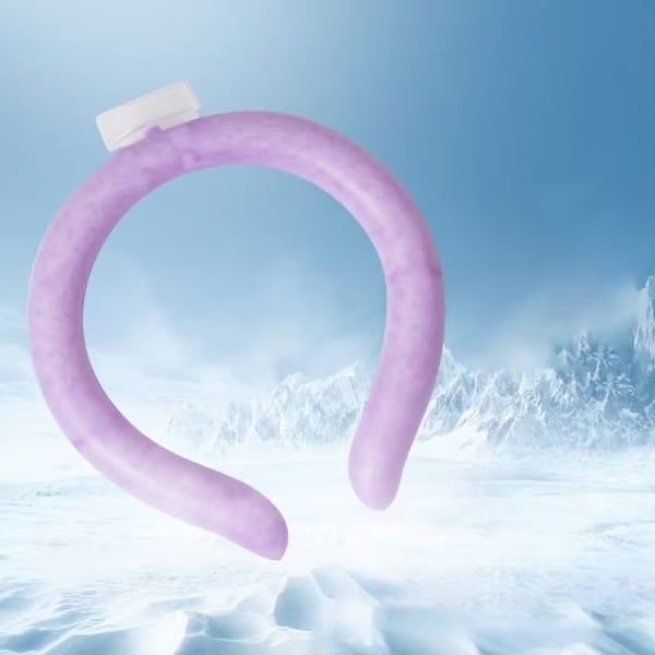 🔥 Beat the Heat Like a Boss🧊Reusable Cooling Neck Ring – Long-Lasting Sweat-Free Relief❄️