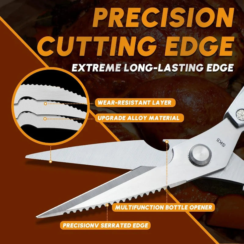🔥BUY 2 GET 1 FREE🔥Japanese Steel 7-in-1 Multifunction Kitchen Shears