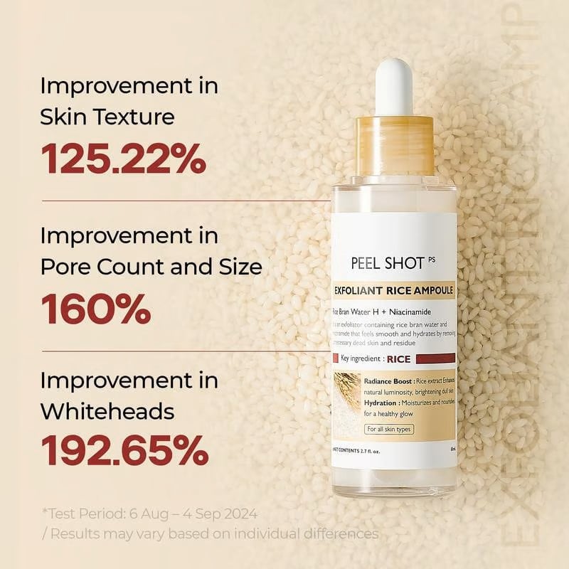 🏆Flash Sale⚡- - Peel Shot Glow Rice Ampoule Duo