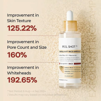 🏆Flash Sale⚡- - Peel Shot Glow Rice Ampoule Duo