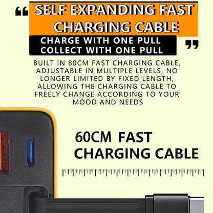 ✨3 in 1 Charger Retractable 80W MAX Fast