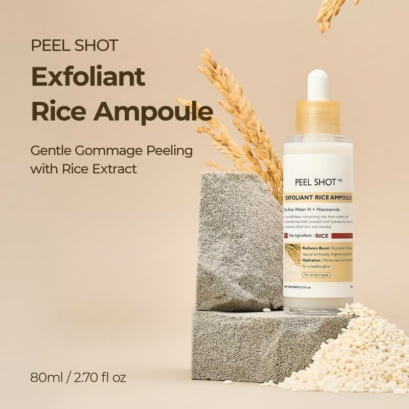 🏆Flash Sale⚡- - Peel Shot Glow Rice Ampoule Duo