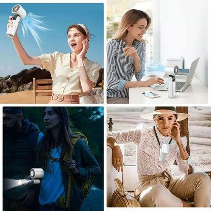 🌬️ Cool Summer - Portable Handheld Turbo Ice Cooler Fan
