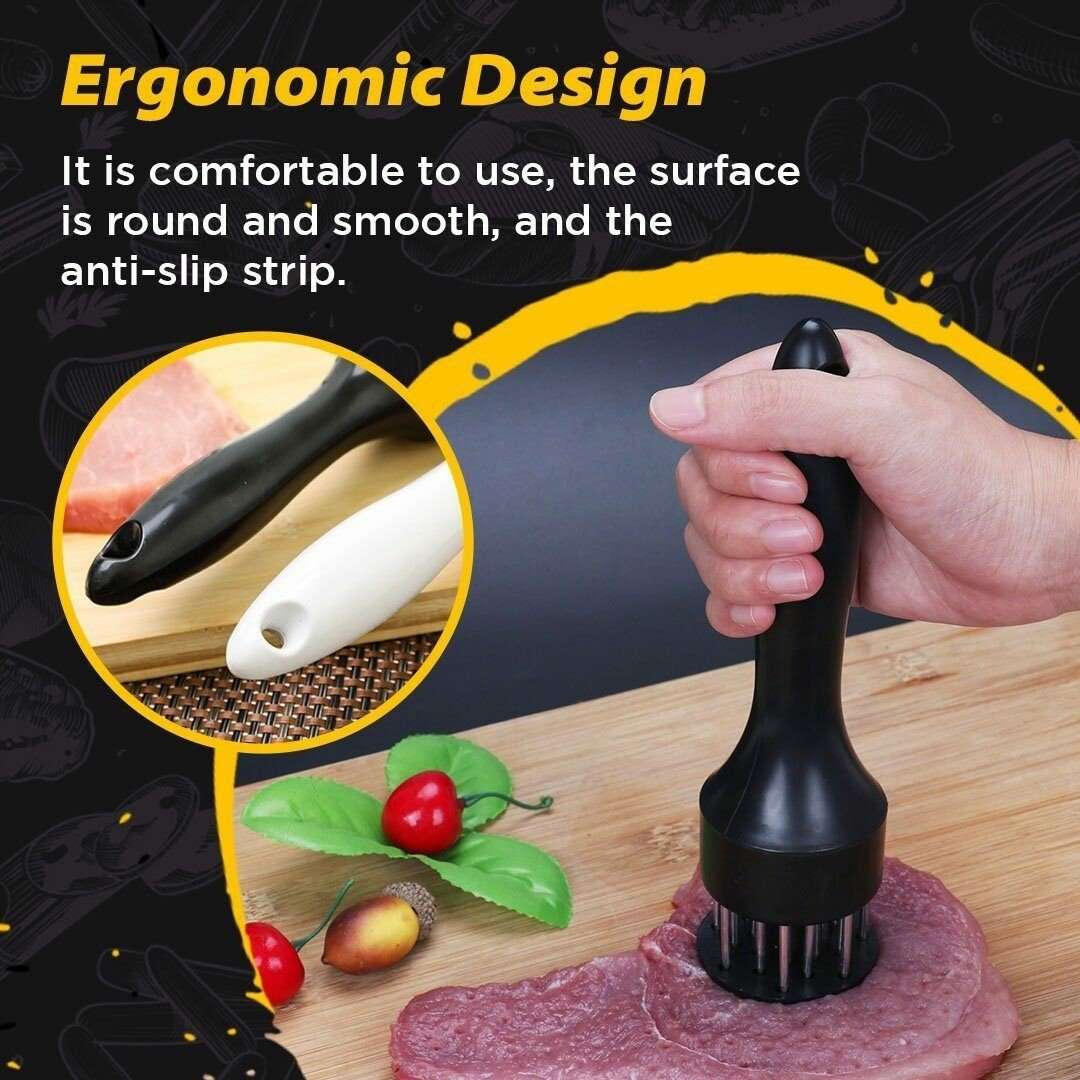 ❄️🥩Stainless Steel Meat Tenderizer Needle 21 Pin Steak BBQ Kitchen Cooking Tool