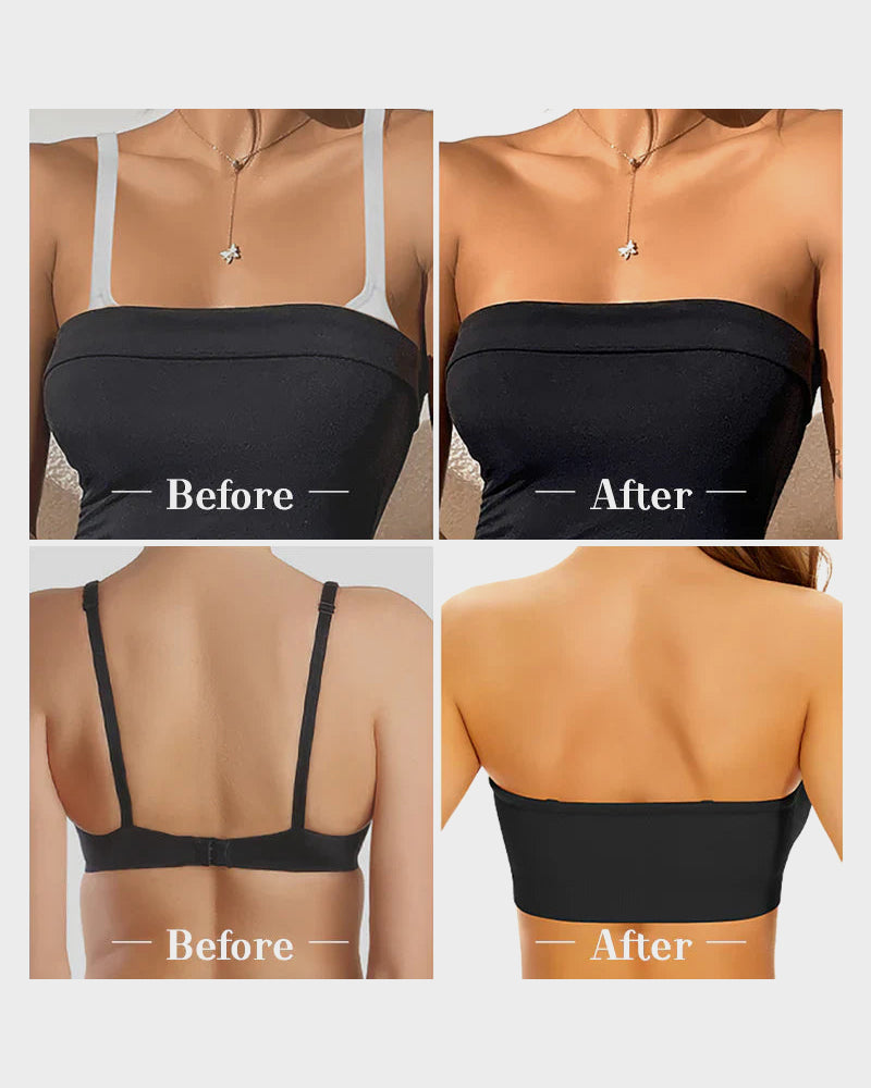 🔥Buy 2 Get 1 Free🔥Non-Slip Bandeau Seamless Wireless Strapless Bra