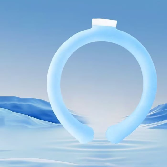 🔥 Beat the Heat Like a Boss🧊Reusable Cooling Neck Ring – Long-Lasting Sweat-Free Relief❄️