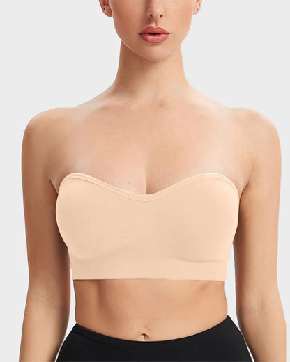 🔥30% OFF Hot Sale🔥Non-Slip Bandeau Seamless Wireless Strapless Bra