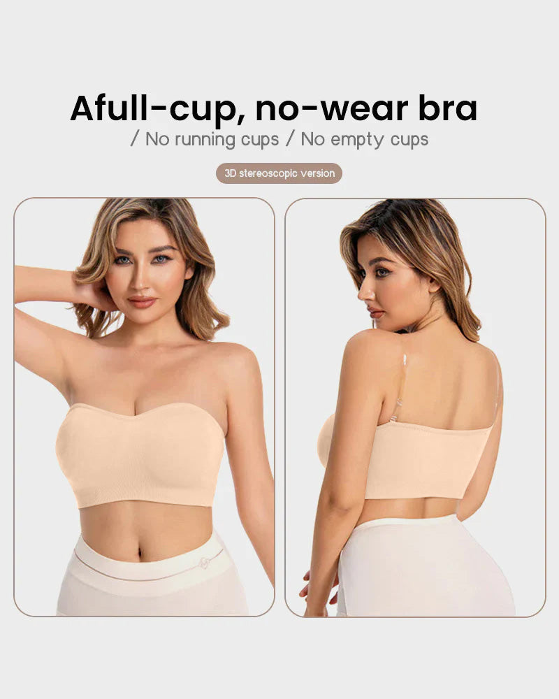 🔥Buy 2 Get 1 Free🔥Non-Slip Bandeau Seamless Wireless Strapless Bra