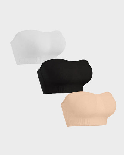 🔥Buy 2 Get 1 Free🔥Non-Slip Bandeau Seamless Wireless Strapless Bra