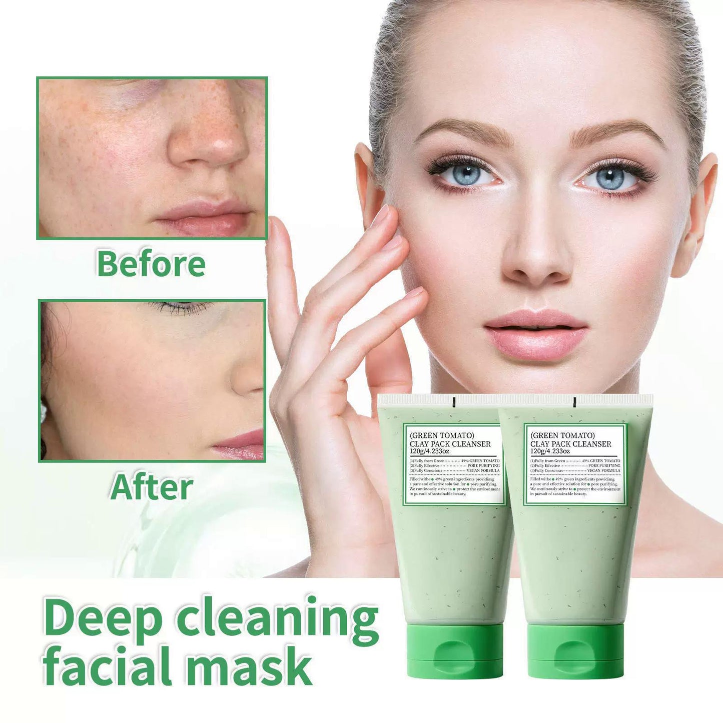 seurico (Green Tomato) Clay Mask Cleanser