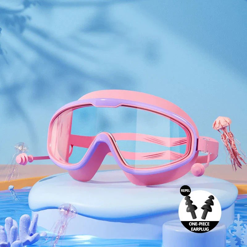 ✨2025 Hot Sale 55%-OFF-🌊HD children's large frame waterproof and anti-fog swimming goggles