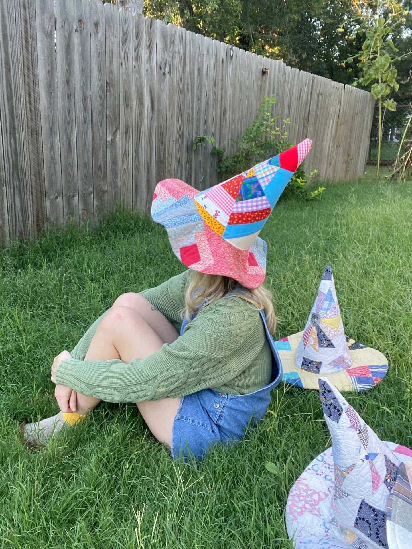 🔥Last Day 49% OFF - The Quilted Witch Hat | Handcrafted Folk Art Hat