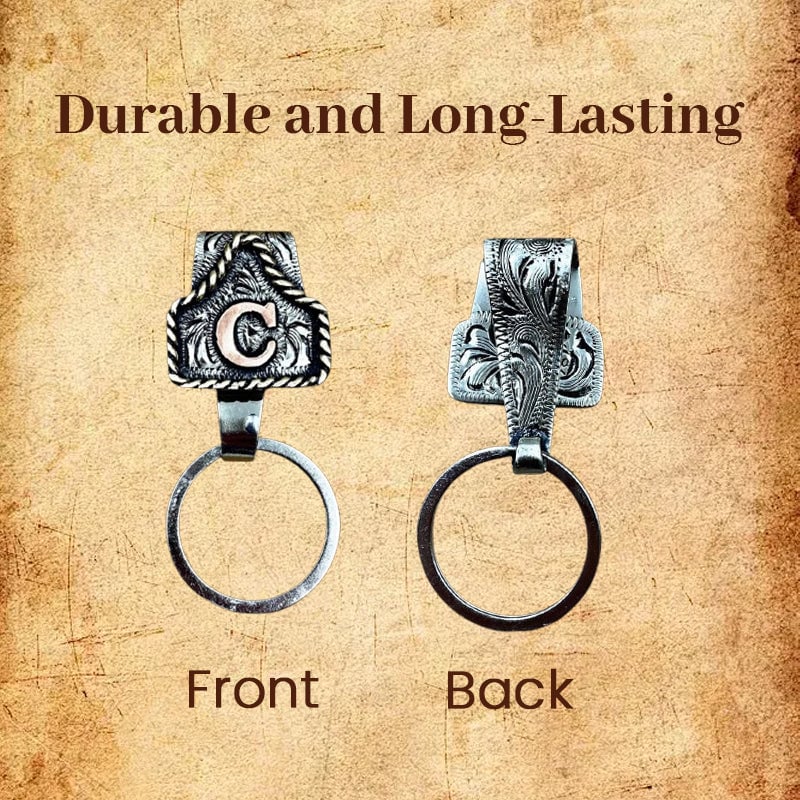 🤠Vintage Letter Keychain