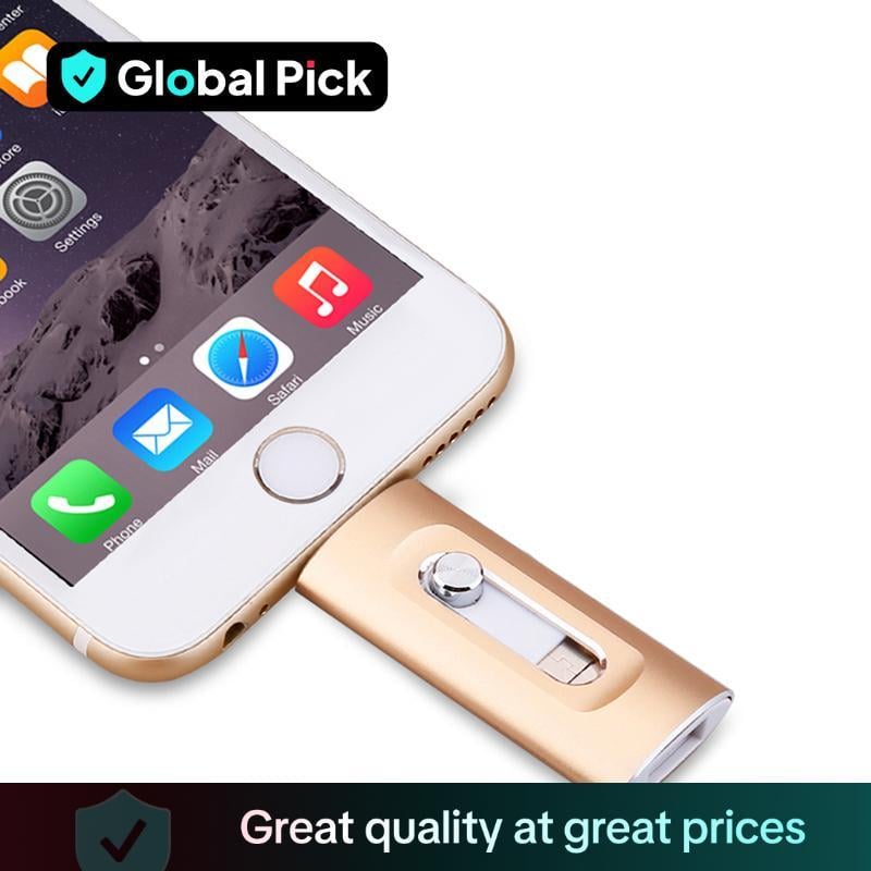 ⚡Portable USB 3.0 Flash Drive | 3-in-1 Storage for All Devices