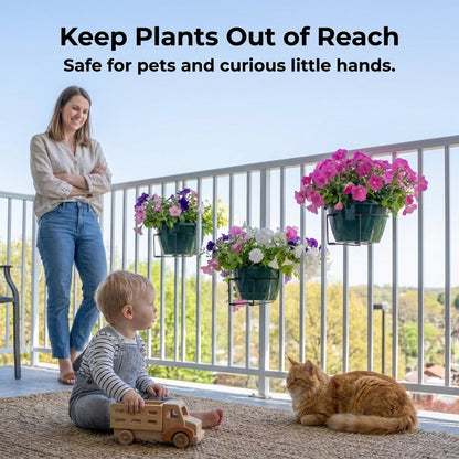 🌱Buy More Save More 🌿Railing Plant Hanger