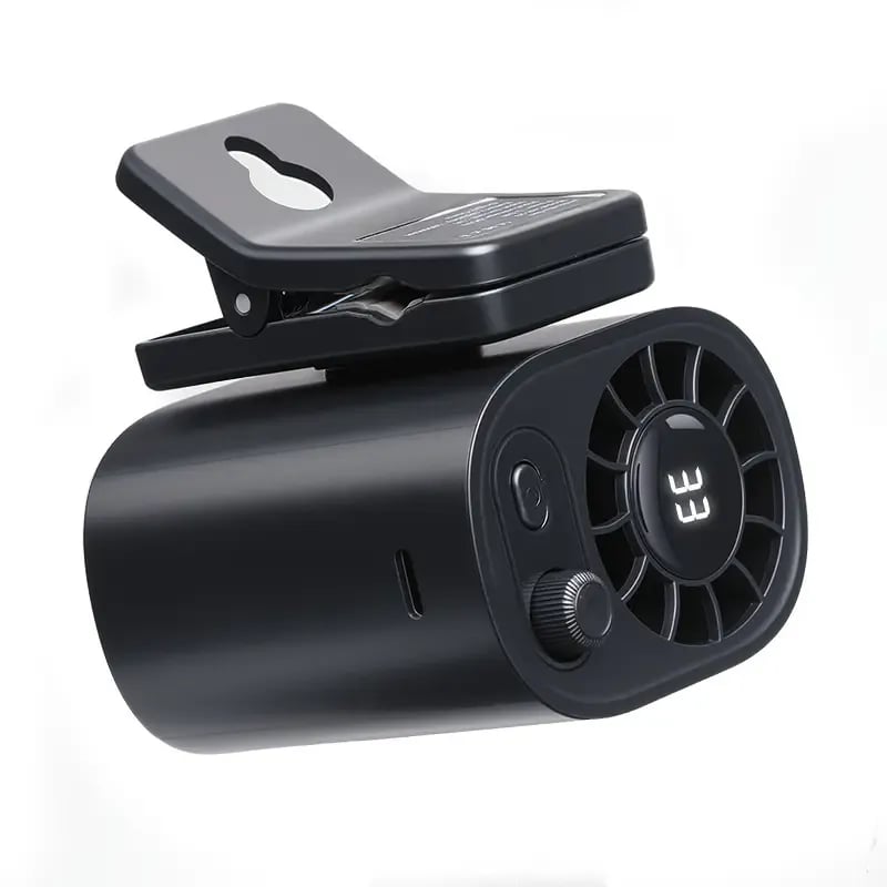 Summer Hot Sale❄️🔥Car Clip On Fan with LED Display