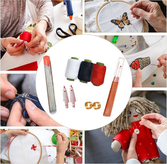 🏆Flash Sale⚡ 50K+ SOLD! Almost Gone-💥34 PCS Big Eye Steel Needles Set