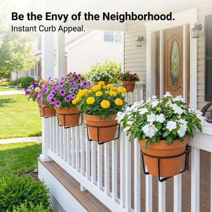 🌱Buy More Save More 🌿Railing Plant Hanger
