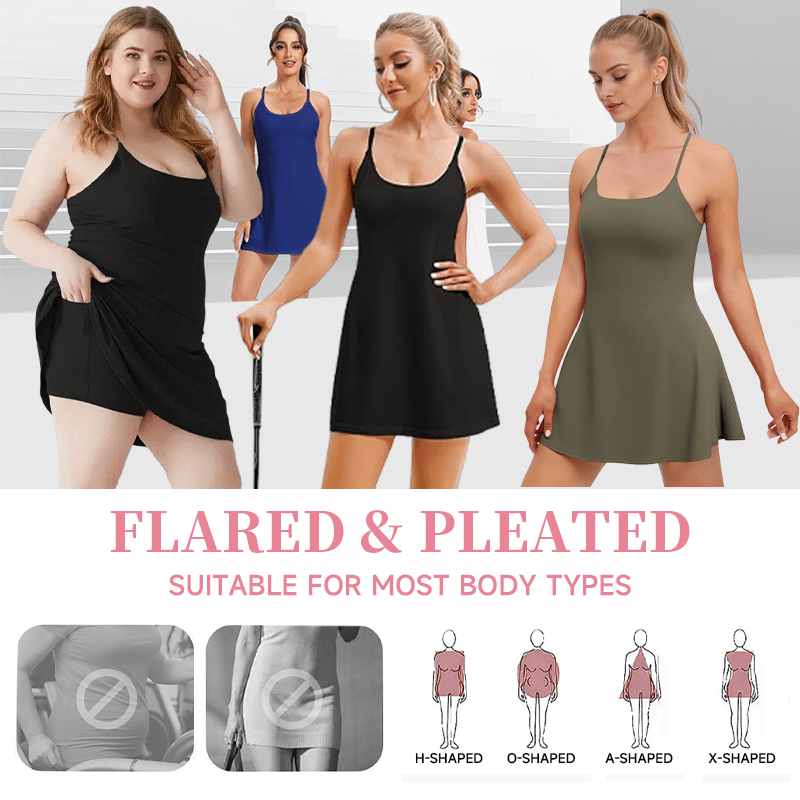 🎁Last Day 50% OFF🔥The Ultimate Tummy Control Backless Active Dress