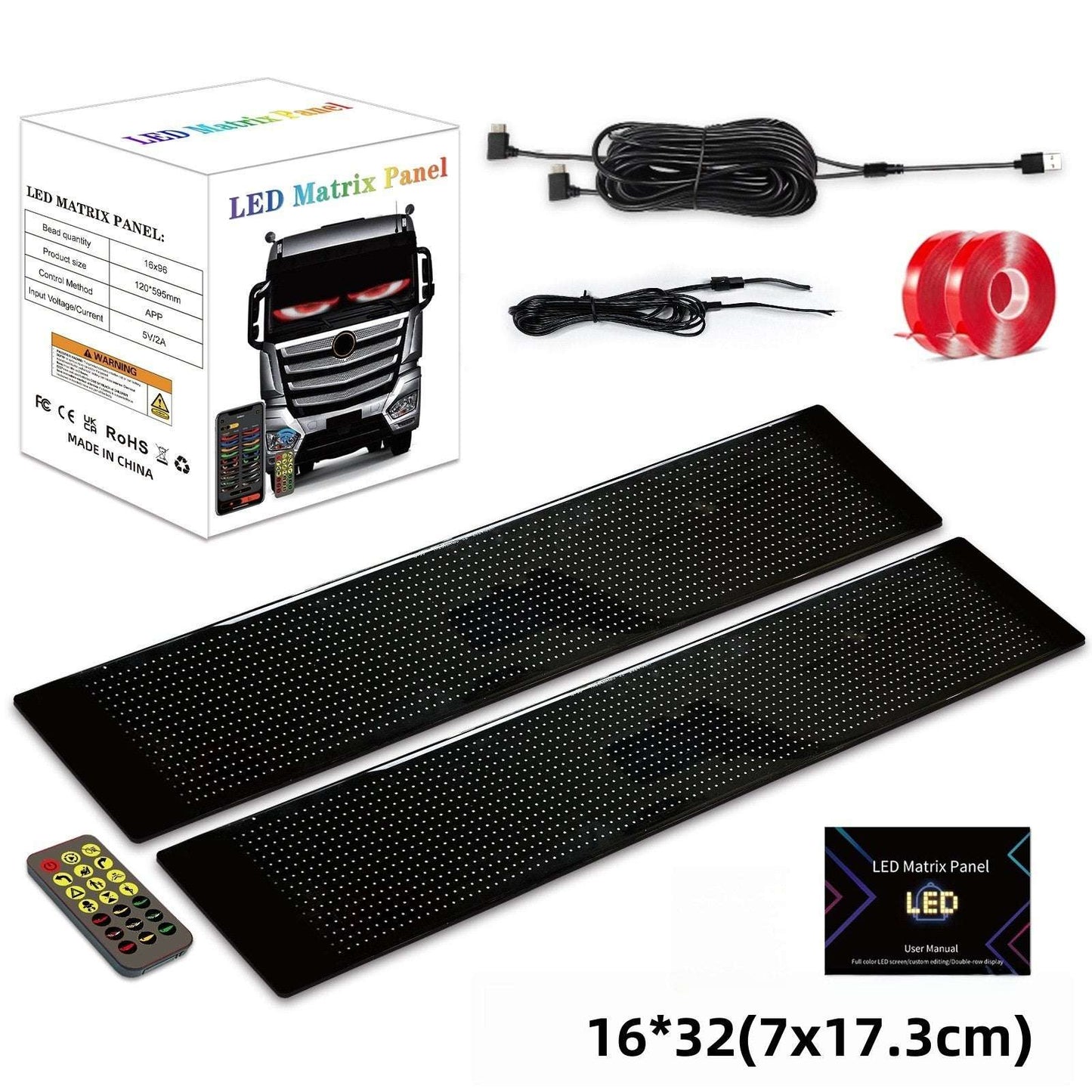 🔥Flash Sale✨DIY Car Dynamic LED Smart Colorful Eye Lamp Soft Screen