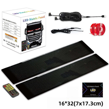 🔥Flash Sale✨DIY Car Dynamic LED Smart Colorful Eye Lamp Soft Screen