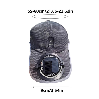 🔥2025 Solar Rechargeable Peaked Cap