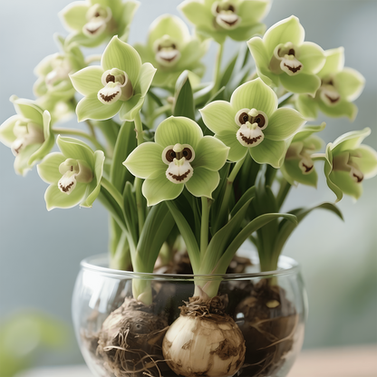 🐵💮 Monkey Orchid bulbs - can survive in soil or hydroponics💧🌱