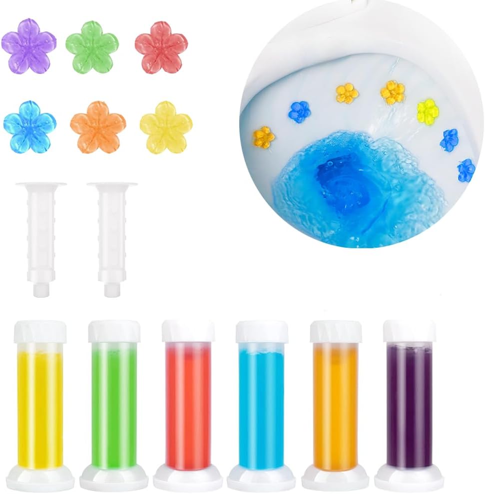 🔥Hot Sale🚽84 Flowers Toilet Cleaner Gel Stamp