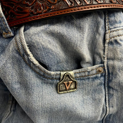 🤠Vintage Letter Keychain