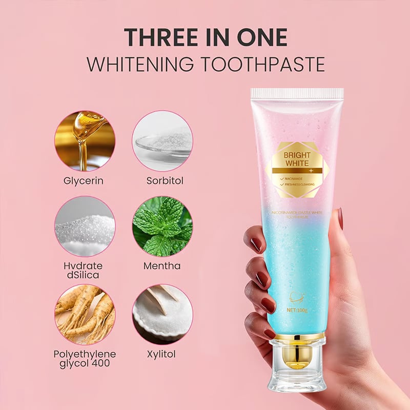 🔥Hot Sale🔥Niacinamide Whitening Toothpaste - For Healthier, Whiter Teeth!
