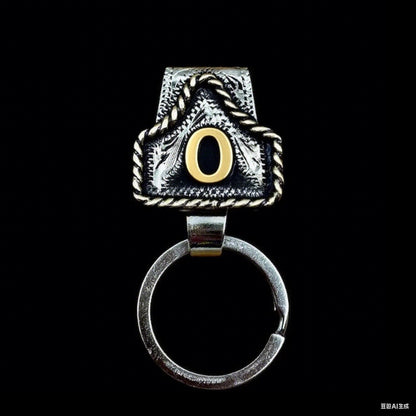 🤠Vintage Letter Keychain