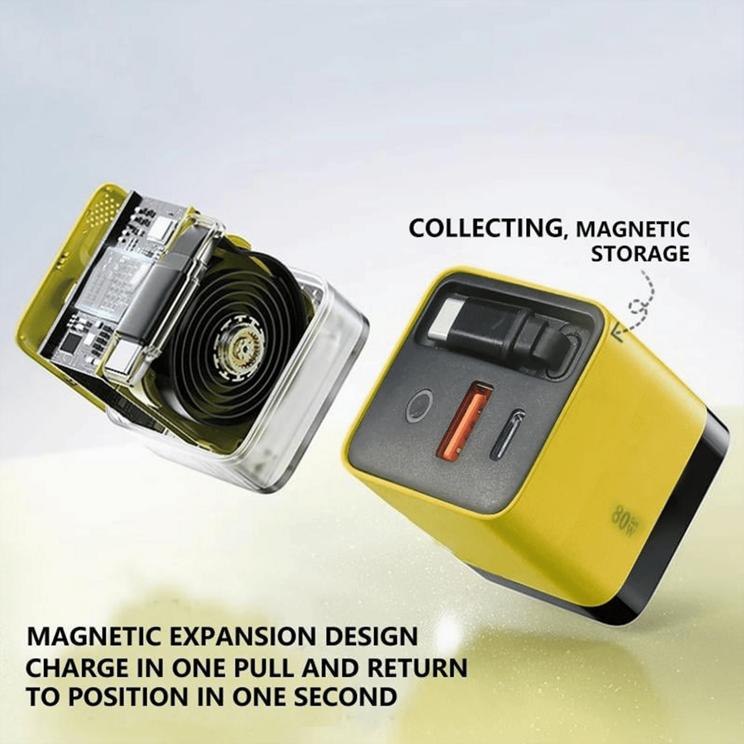 ✨3 in 1 Charger Retractable 80W MAX Fast