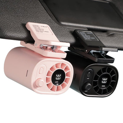 70% Off❄️🔥Car Clip On Fan with LED Display