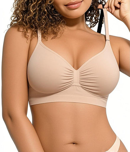 🏆Flash Sale⚡Women's Full Coverage Non-Padded Wireless Sculpt Bra