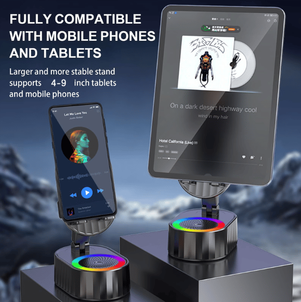 🤳🏻3-in-1 Bluetooth Speaker Phone Stand with Power Bank